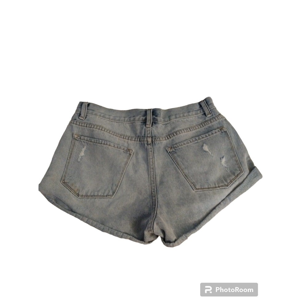 Amuse Society Distressed Denim Shorts Size 28 - Picture 2 of 8